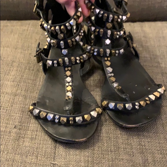 ASH Black gladiator sandals - Picture 2 of 9